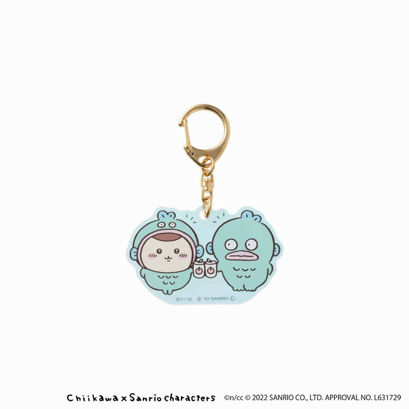 ちいかわ×サンリオキャラクターズ オーロラアクリルキーホルダー（くり