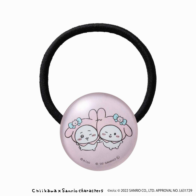 Chiikawa × Sanrio Characters Glass Hair Tie (Chiikawa & My Melody)