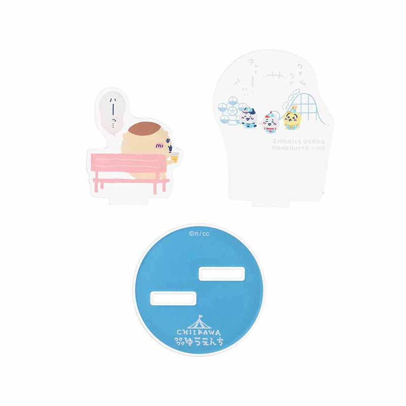 吉伊卡哇 兴奋游乐园 分层亚克力立牌(“能喝水真好”)