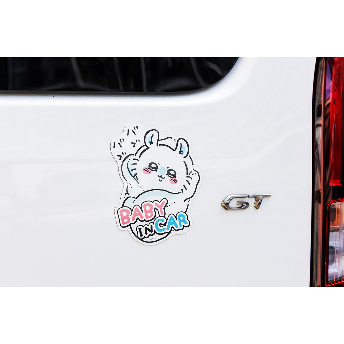 吉伊卡哇 樂趣駕駛!車用磁鐵(莫莫加寶寶 車內)