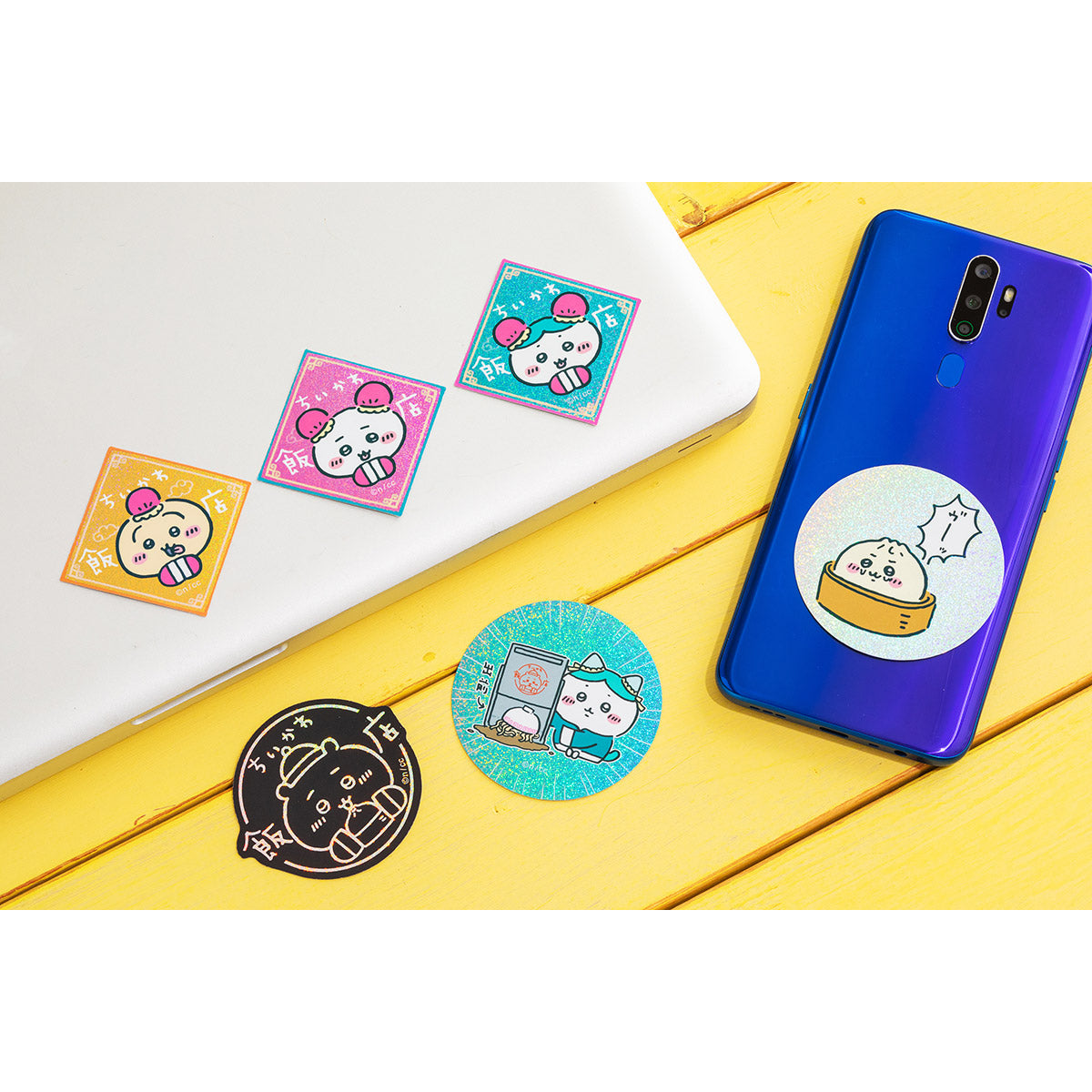 Chiikawa Chinese Diner Hologram Sticker (Logo)