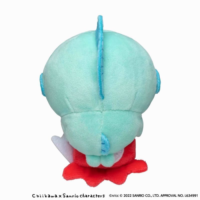 ちいかわ×サンリオキャラクターズ デスクトップから見守るひっかけぬいぐるみ(くりまんじゅう・ハンギョドン)