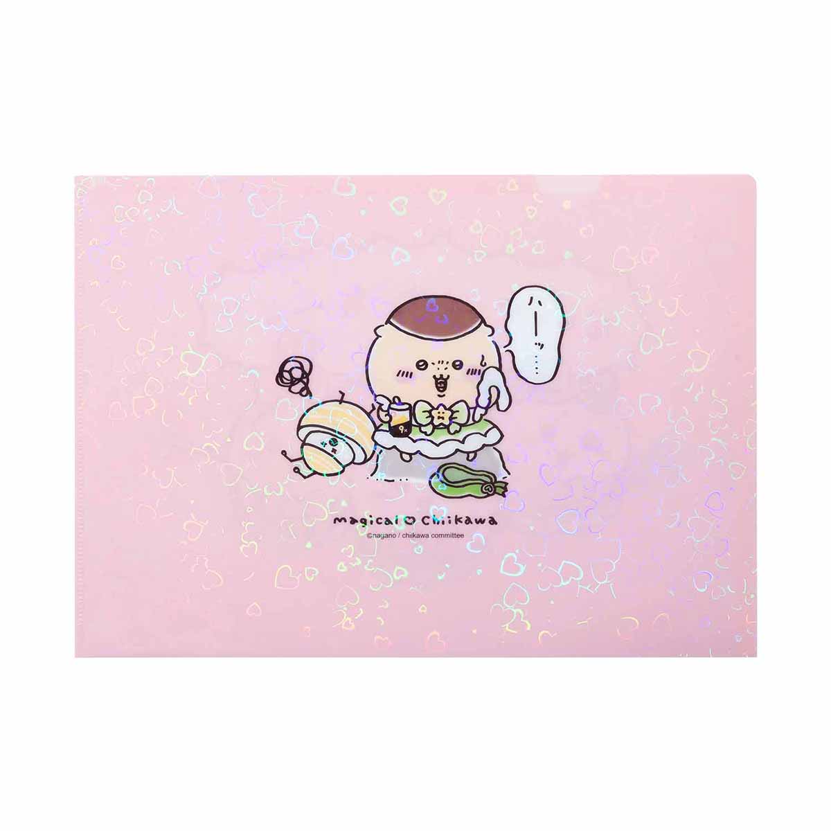 魔法吉伊卡哇 镭射A4透明文件夹(总会……成功的!!)