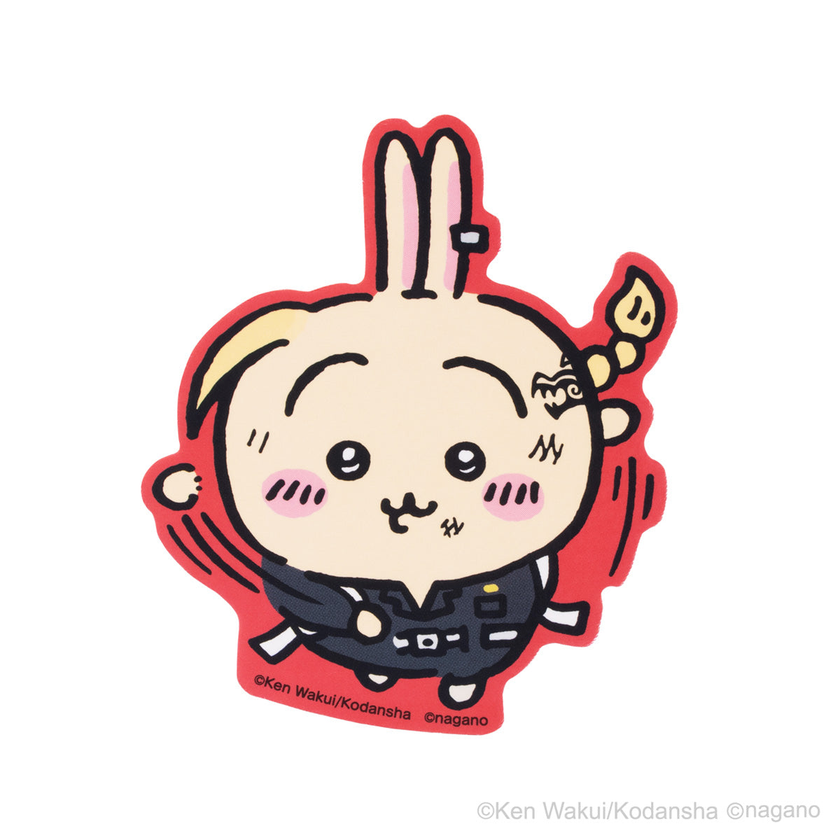 吉伊卡哇・东京卍复仇者联动 盲盒可贴手机的贴纸(全6种)