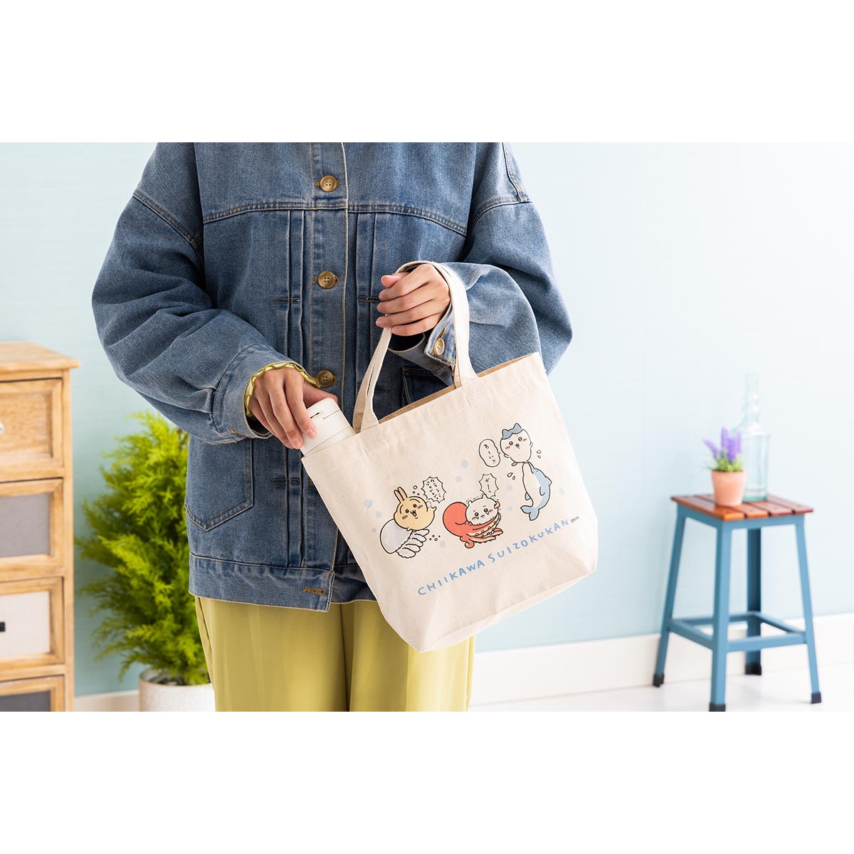 吉伊卡哇水族馆 午餐盒尺寸托特包(大家)