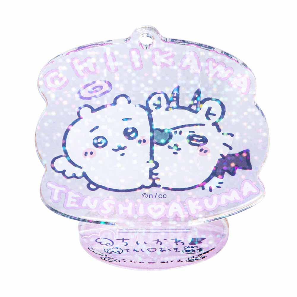 吉伊卡哇 天使?恶魔 可转变为亚克力立牌的镭射亚克力钥匙扣(吉伊卡哇?飞鼠)