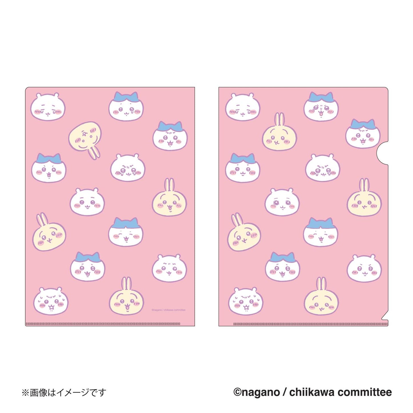 吉伊卡哇 透明文件夾(臉)