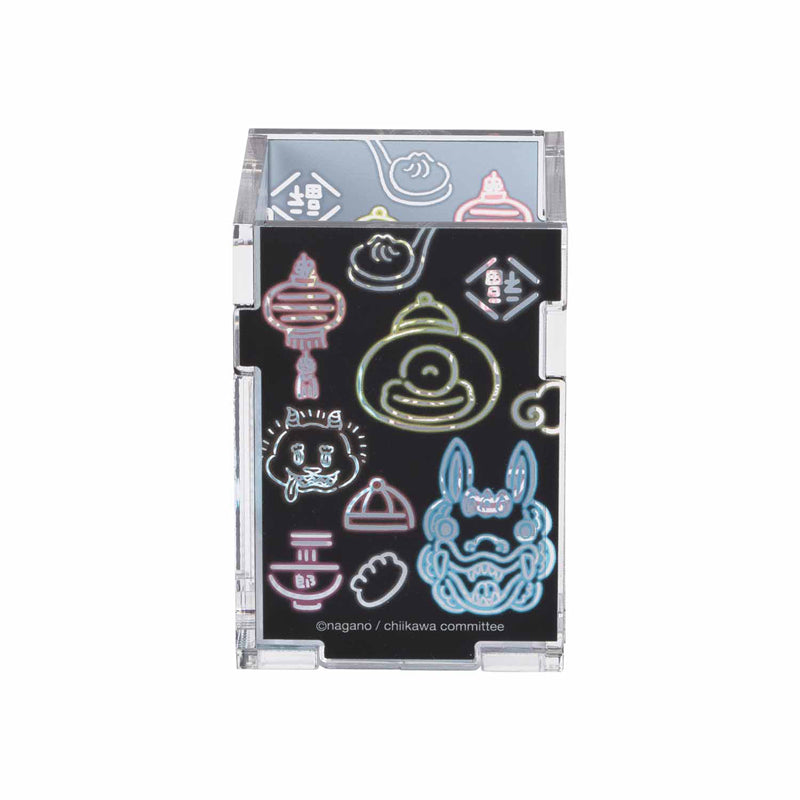 치이카와 반점 아크릴 조립식 펜 홀더 (네온)