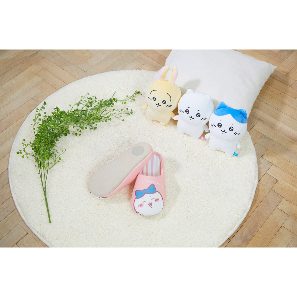 치이카와 스트라이프 룸 슈즈 PI