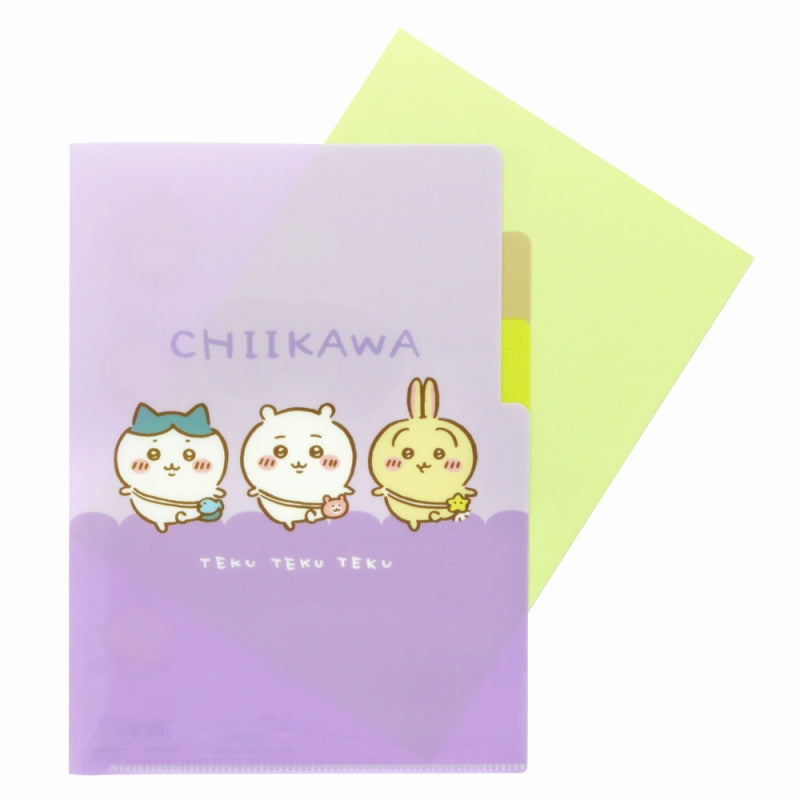 吉伊卡哇 透明文件夹A5 3P(出门)