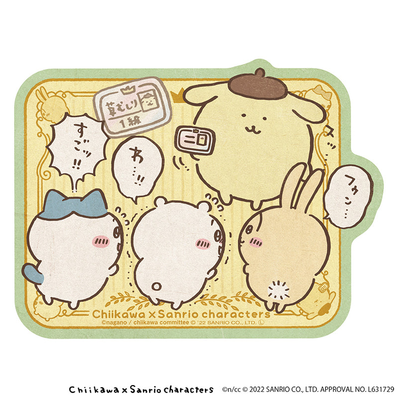 吉伊卡哇×三麗鷗角色 旅行貼紙(2)真厲害