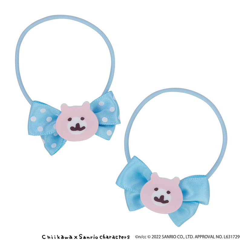 吉伊卡哇×三麗鷗角色 小熊髮圈(2個組)