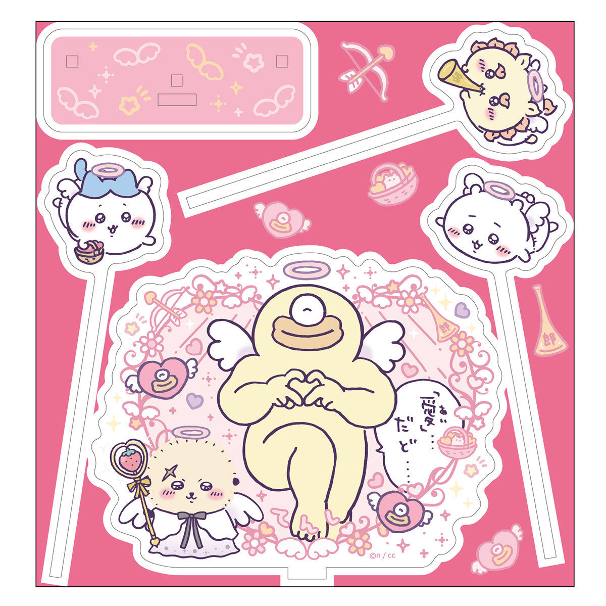 吉伊卡哇 天使与恶魔 2WAY花签立牌(①天使)