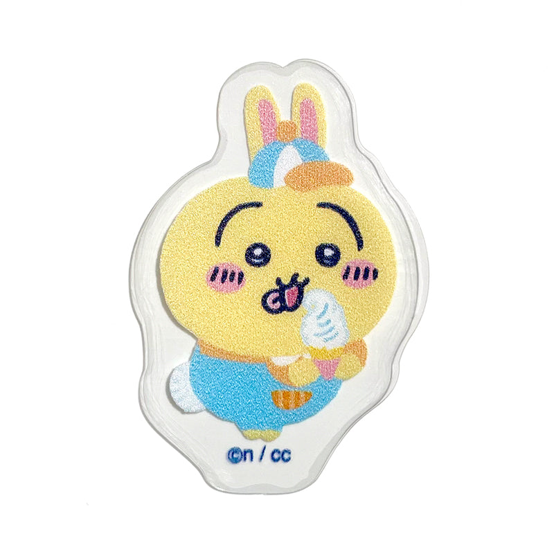 吉伊卡哇 期待遊樂園 切割玻璃墊 A9(兔子冰淇淋)