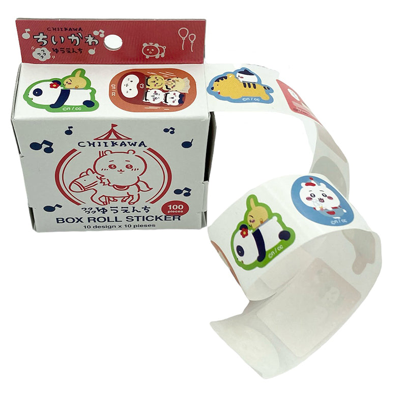 Chiikawa Waku Waku Amusement Park Box Roll Stickers