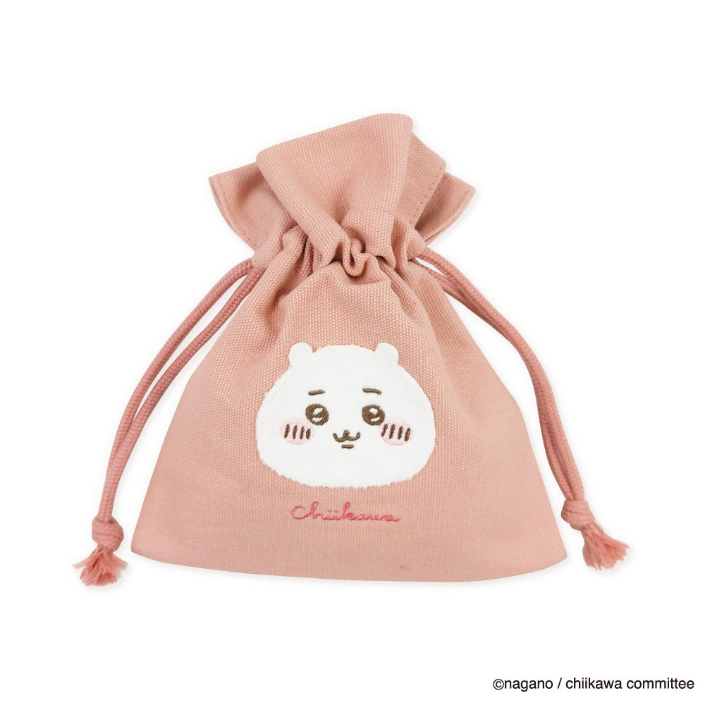 ちいかわ ふわふわワッペン 巾着(ちいかわ)