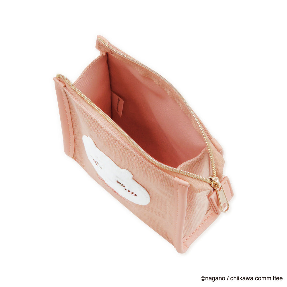 ちいかわ ふわふわワッペン ミニポーチ(ちいかわ)