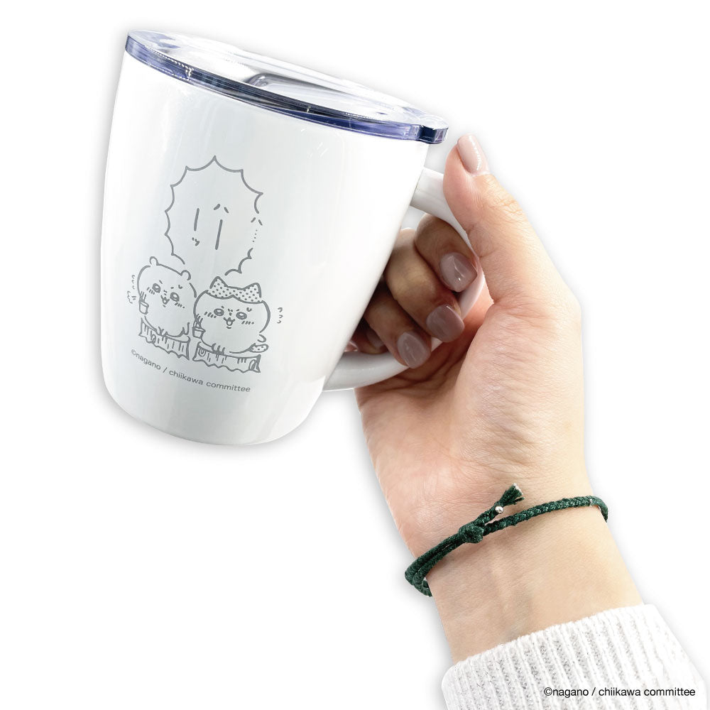 ちいかわ 蓋付きステンレスマグ(ハーッ)