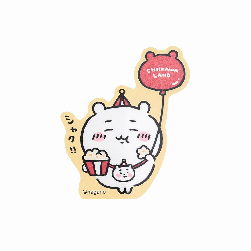 ちいかわらんど スマホに貼れるサイズなゆるカットステッカー(シャク)