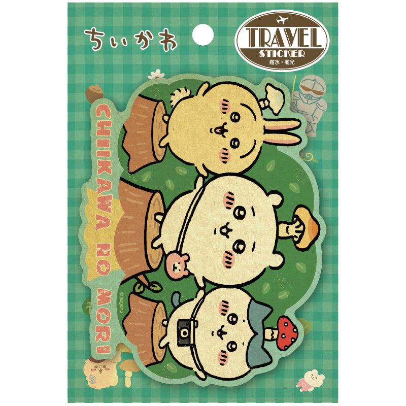 ちいかわ トラベルステッカー(1)ちいかわ&ハチワレ&うさぎ
