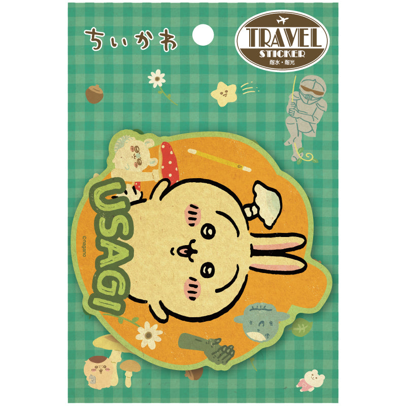 吉伊卡哇 旅行貼紙(5)兔子