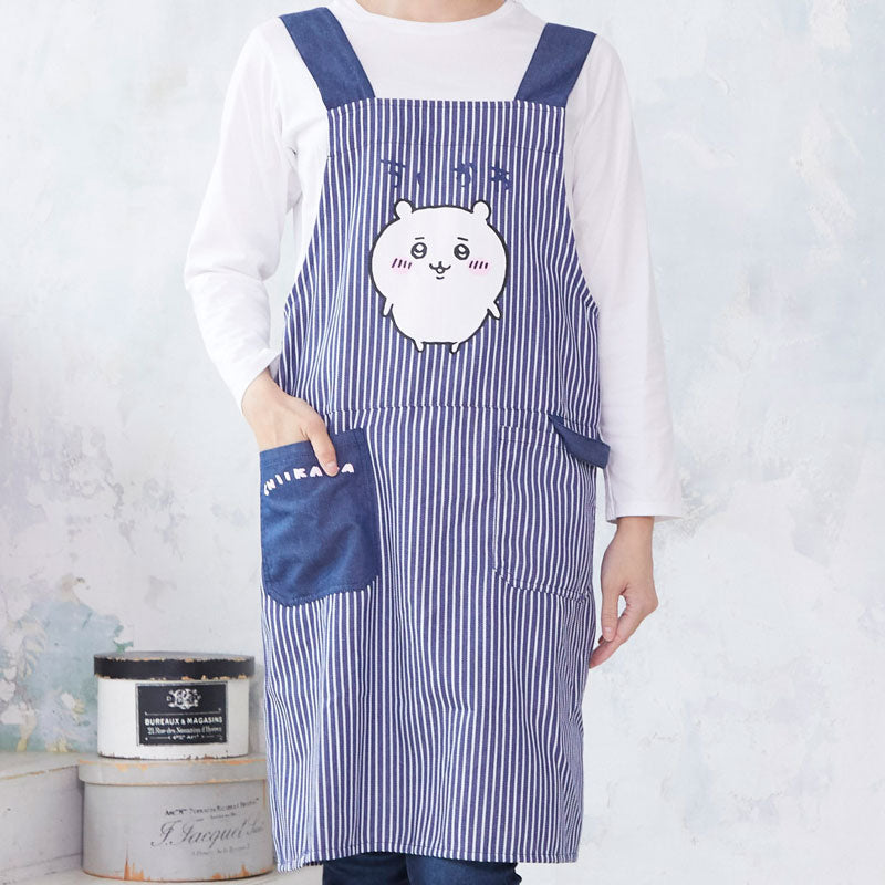 吉伊卡哇 細條紋工作圍裙