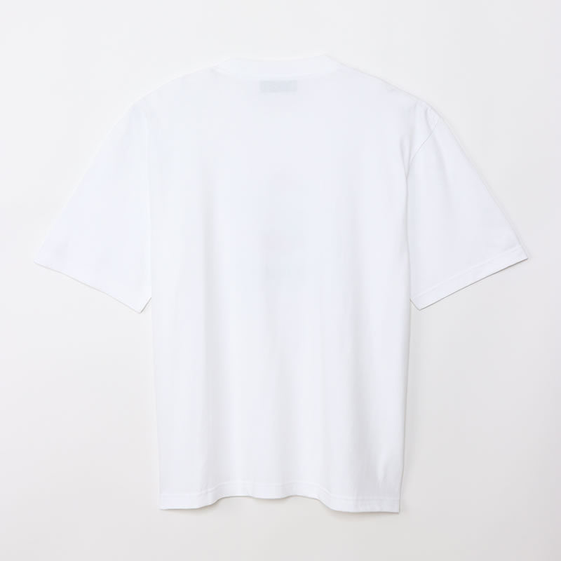 Chiikawa × Marions Crepe Big T-shirt Strawberry Popping White