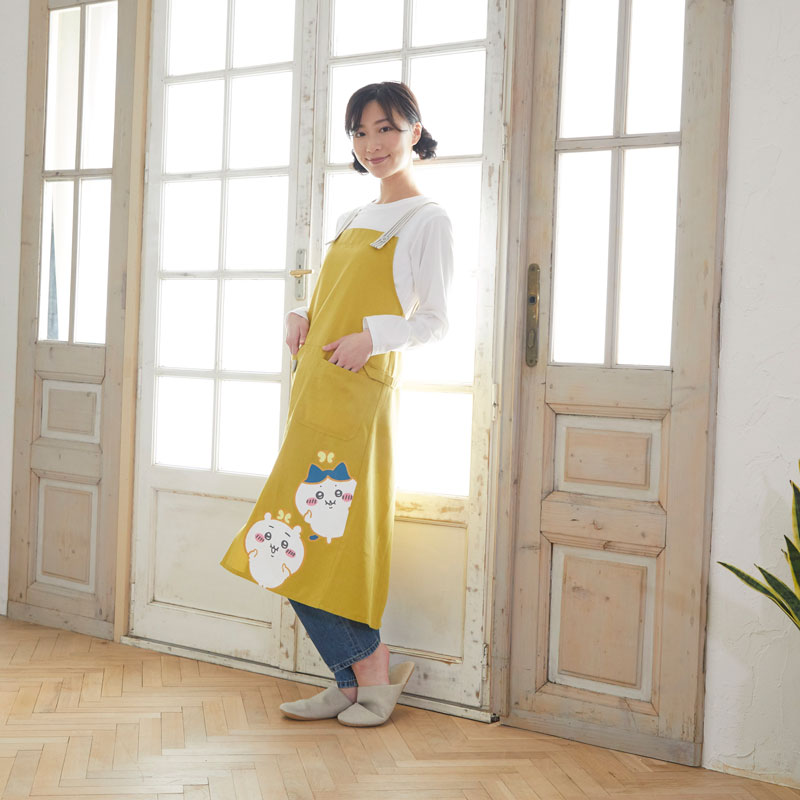 吉伊卡哇 背部交叉工作圍裙