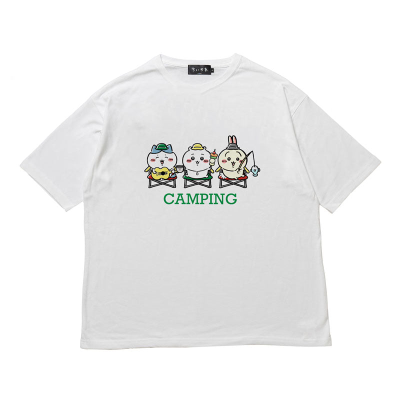 ちいかわ キャンプへGO! ビッグシルエットTシャツ