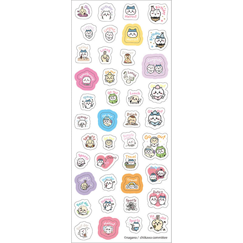 Chiikawa Schedule Sticker A