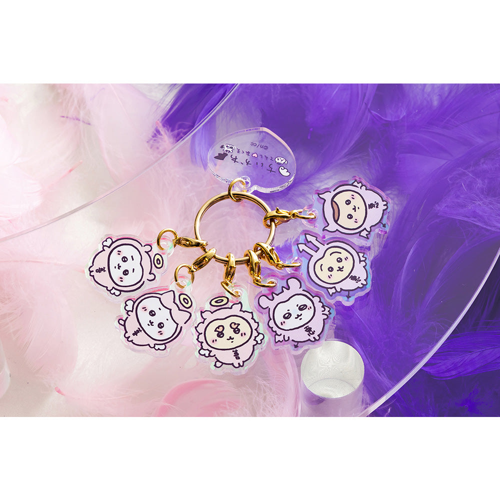 吉伊卡哇 天使?惡魔 嬰兒們的六連迷你亞克力吊飾