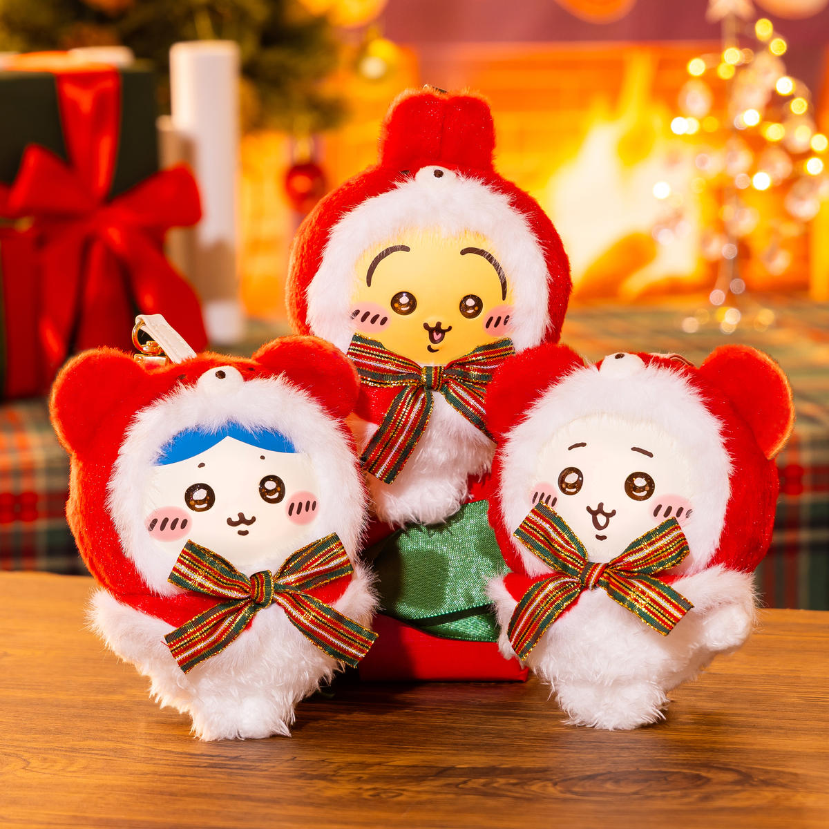 ちいかわ Kiramekko Teddy Bear Christmas（うさぎ）