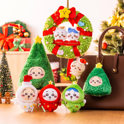 ちいかわ クリスマスの精マスコット（ハチワレ）