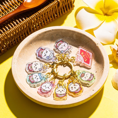 Chiikawa Chiikawa Restaurant OKINAWA Hall Staff Gathering! Acrylic Charm