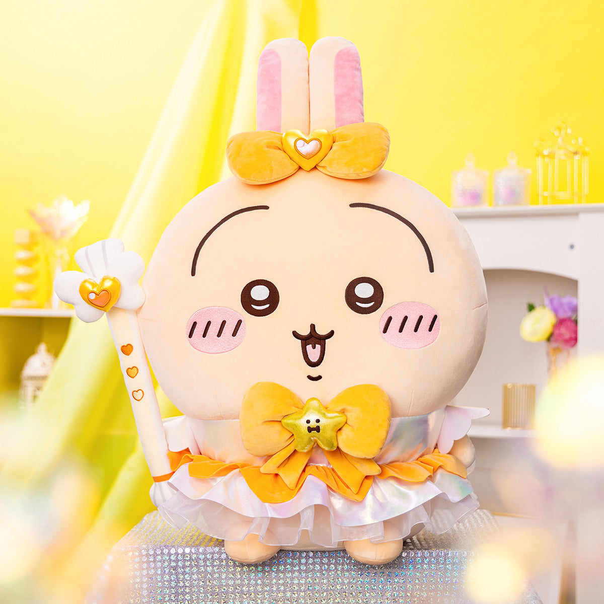 【予約】ちいかわ まじかるちいかわ 超BIG！おすわりぬいぐるみ（うさぎ）【2026年3月下旬より順次発送予定（発送延期の場合もキャンセル不可）】【通常商品と同時購入・配送希望日指定不可】【キャンペーン対象外】