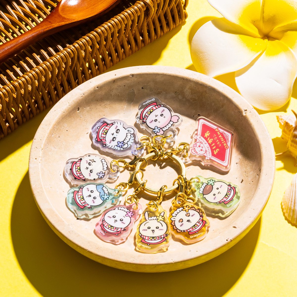 Chiikawa Chiikawa Restaurant OKINAWA Aloha Shirt Everyone Acrylic Charm