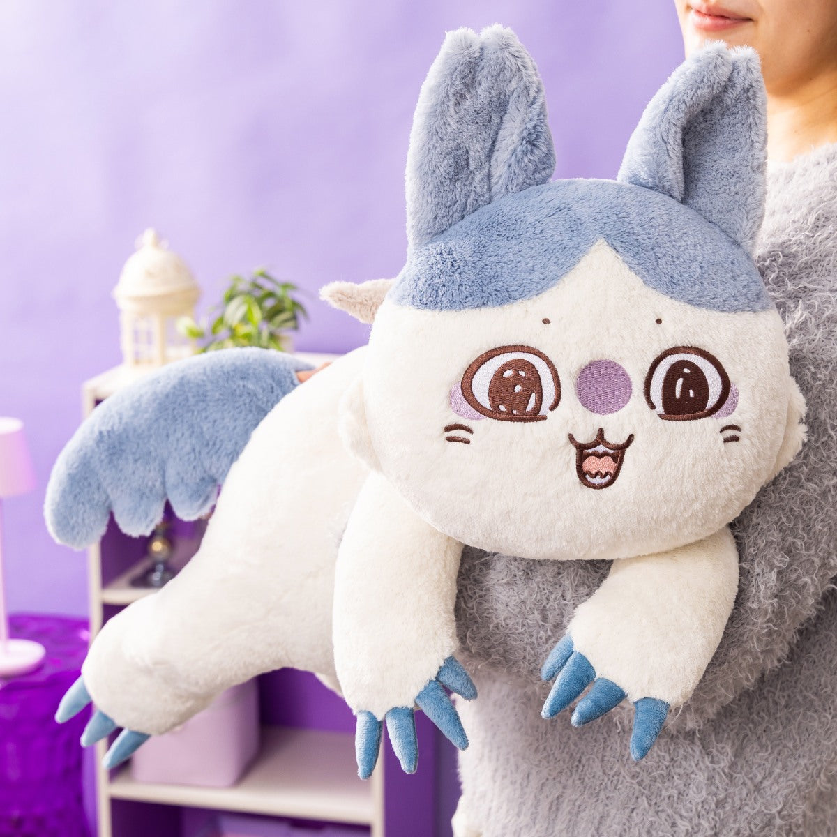 【予約】ちいかわ まじかるちいかわ ふんわりもっちり ごろりん抱きぬいぐるみ（強くなったハチワレ）【2027年2月下旬より順次発送予定（発送延期の場合もキャンセル不可）】【通常商品と同時購入・配送希望日指定不可】【キャンペーン対象外】