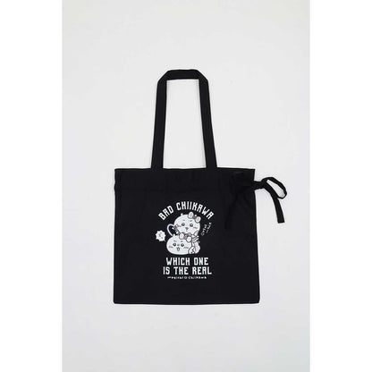 Chiikawa Magical Chiikawa Tote Bag BAD CHIIKAWA Black