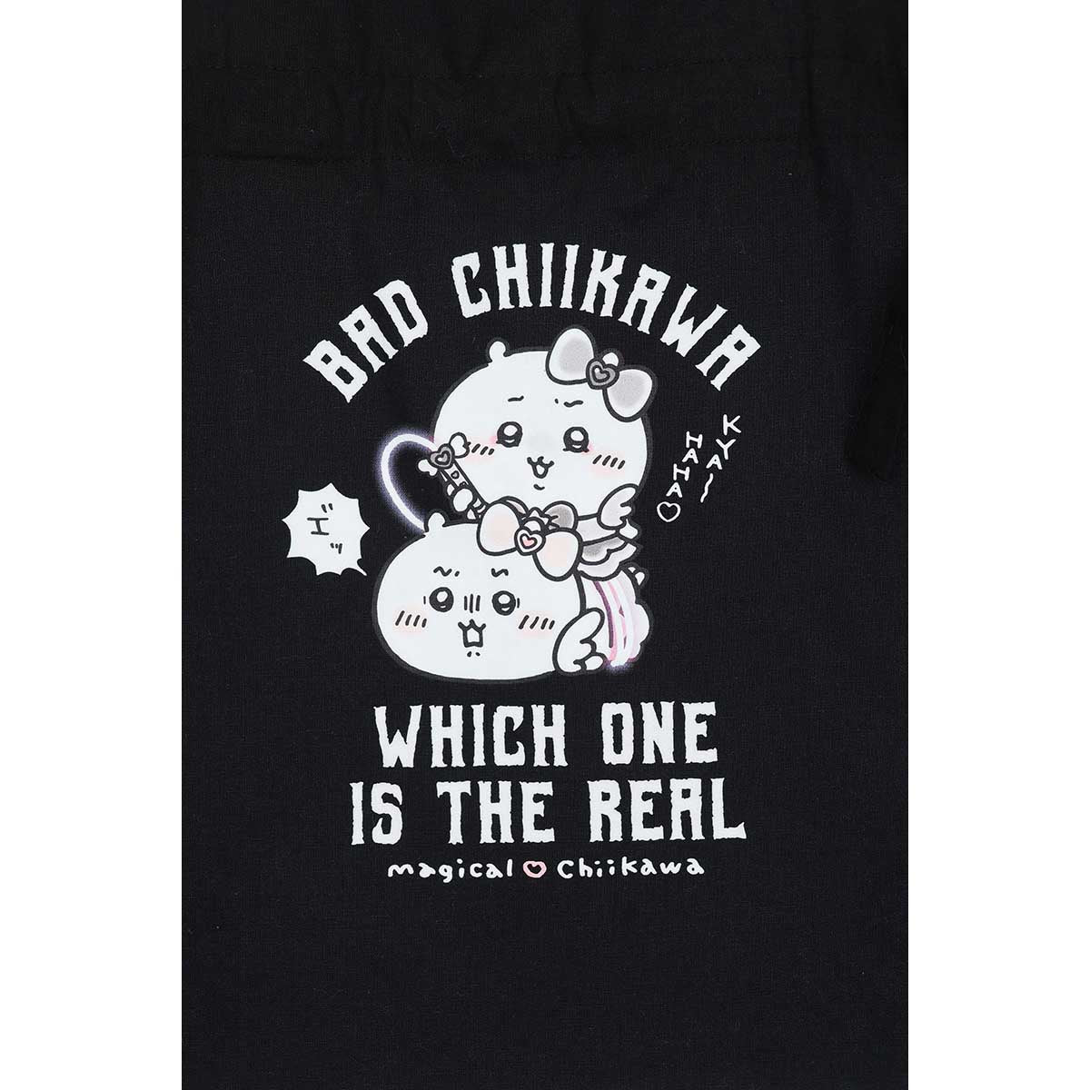 Chiikawa Magical Chiikawa Tote Bag BAD CHIIKAWA Black