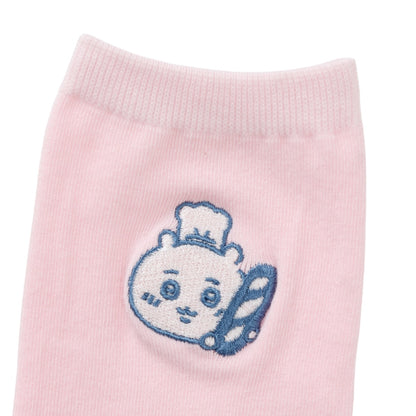 ちいかわ ちいかわベーカリー クルーソックス ちいかわ ピンク 22-24cm