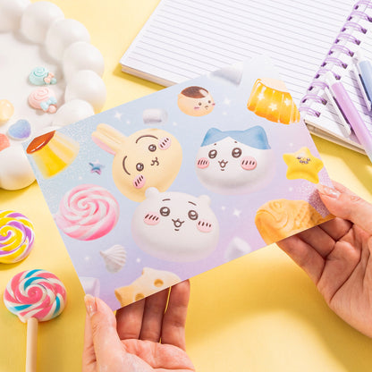 ちいかわ ちいかわパーク お菓子なキラキラポストカード