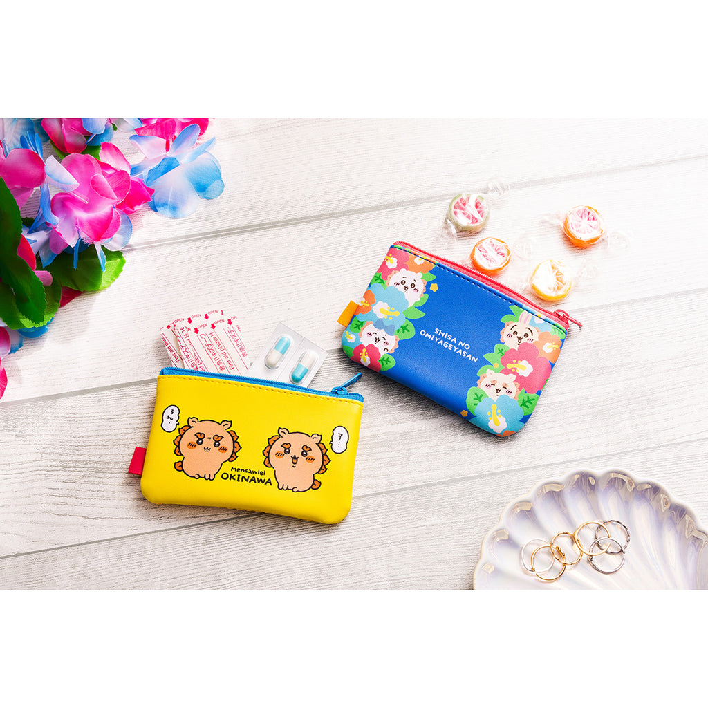 Chiikawa Shisa's Souvenir Shop One-Sided Mesh 2-Piece Set Pouch (Shisa & Friends)