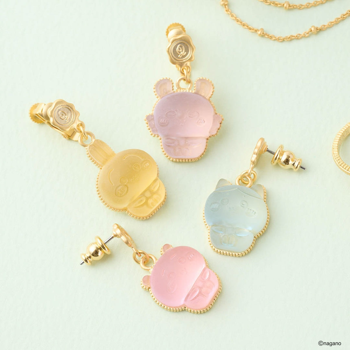 ちいかわ Q-pot. パートドゥフリュイ ピアス（ハチワレ）/片耳売り