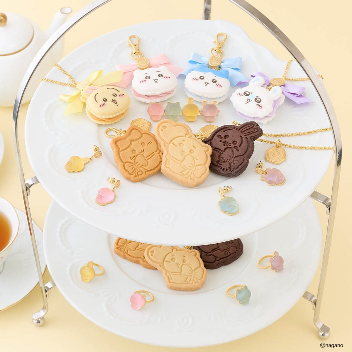 ちいかわ Q-pot. マカロン バッグチャーム（うさぎ）