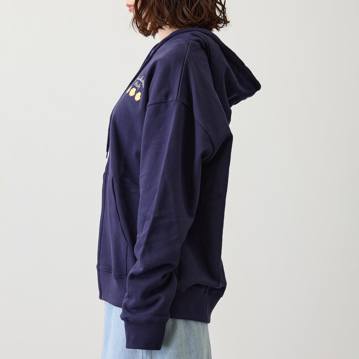 ちいかわ Chiikawa Baby ZIPパーカー おまる ネイビー