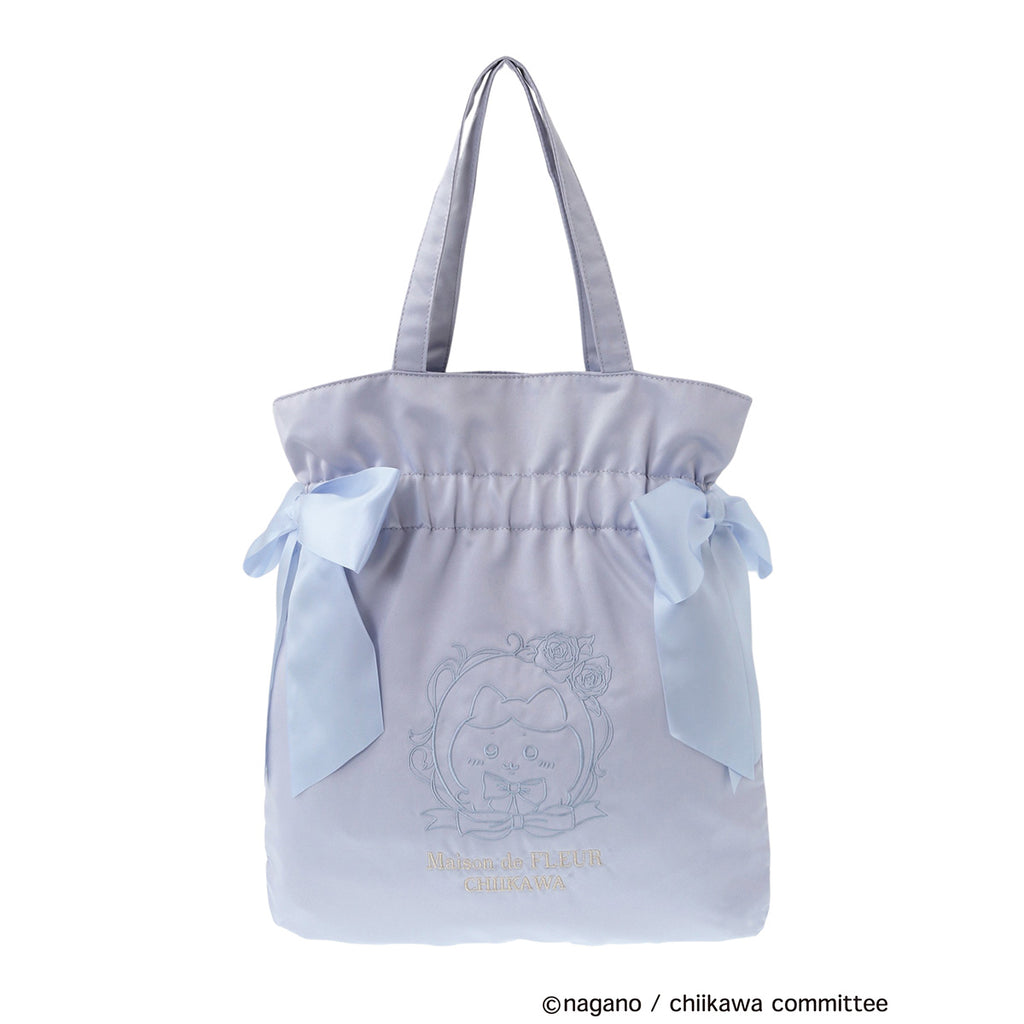 Chiikawa Maison de FLEUR embroidery Double Ribonto Bag (Hachiware）