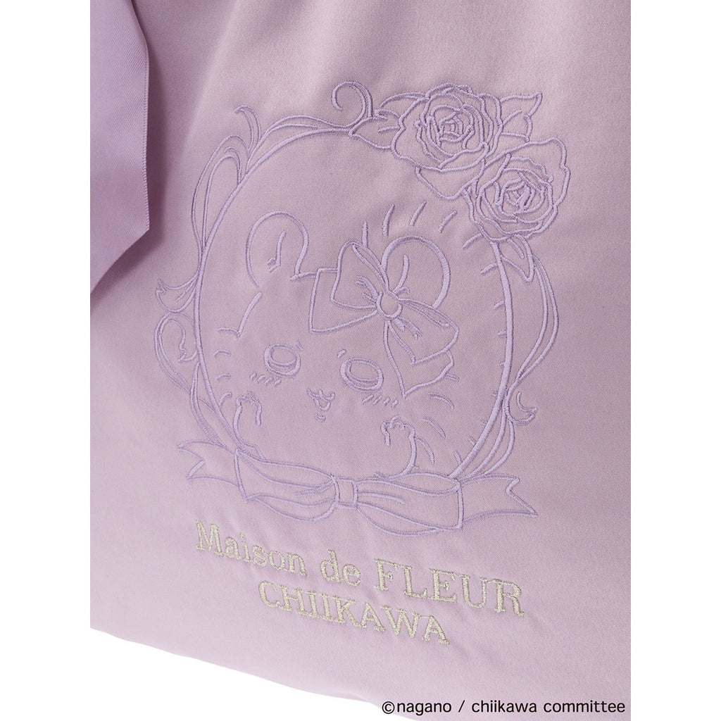 Chiikawa Maison de FLEUR embroidery Double Ribonte Bag (Momonga)