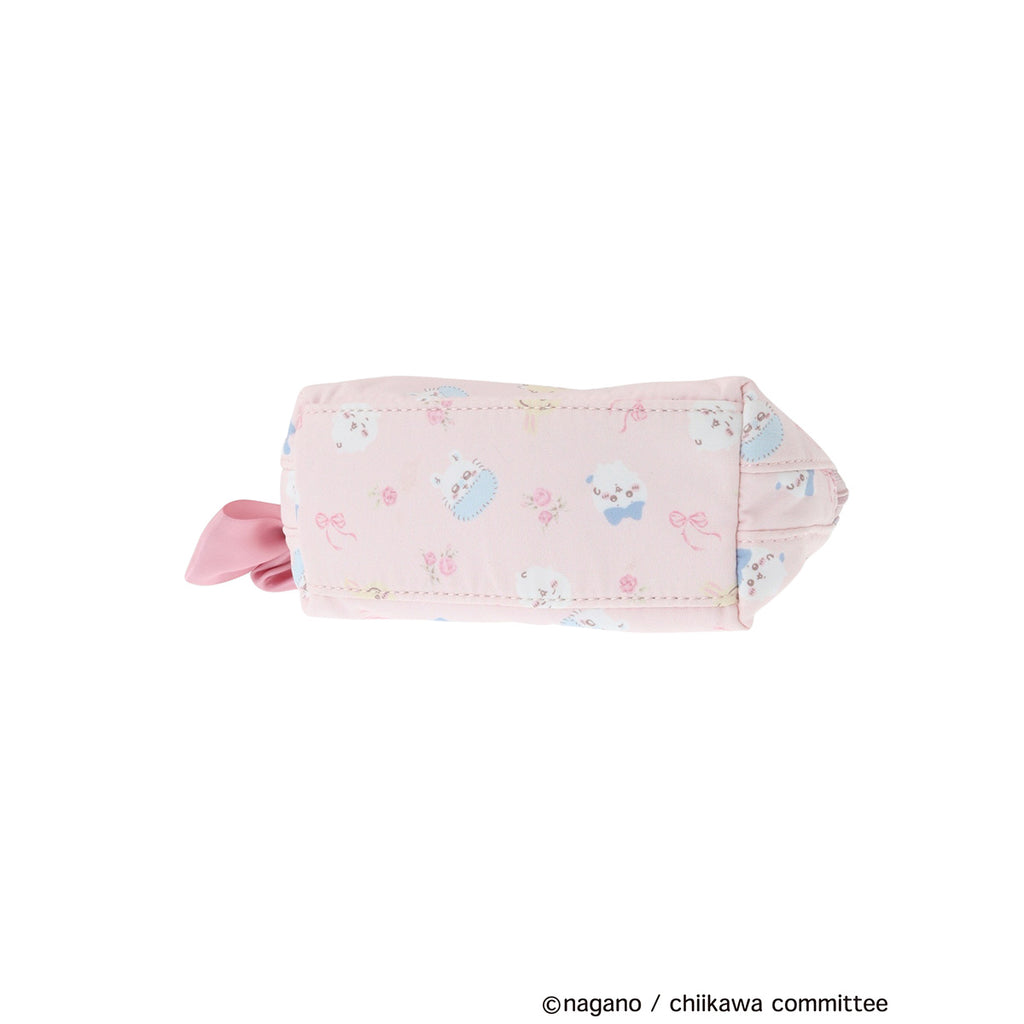 【reservation】Chiikawa Maison de FLEUR Total Pattern Round Pouch [Scheduled to be shipped sequentially from mid -March 2025 (not canceled in the case of postponement of shipping)]