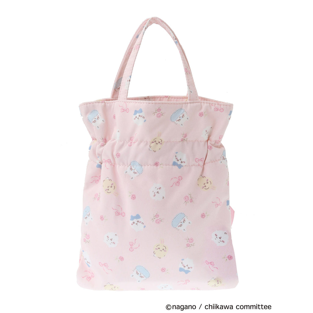 【reservation】Chiikawa Maison de FLEUR Total Pattern Drawstring Pouch [Scheduled to be shipped sequentially from mid -March 2025 (not canceled in the case of postponement of shipping)]