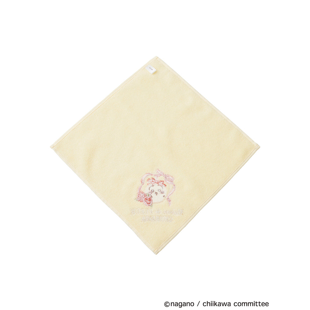 【reservation】Chiikawa Maison de Fleur embroidery towel handkerchief (Usagi[